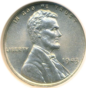 image for: 1943 1c NGC MS67
