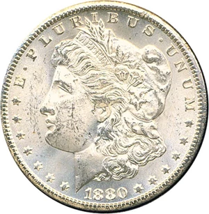 image for: 1880-CC $1 GSA Hoard/NGC MS63