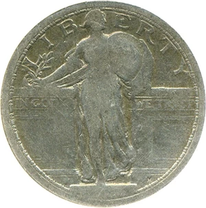 image for: 1916 25c Standing PCI VG-8