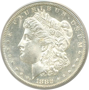 image for: 1882-S $1 PCGS MS66 PL