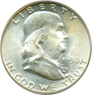 image for: 1950 50c PCGS MS66 FBL