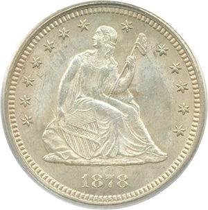 image for: 1878 25c PCGS MS64