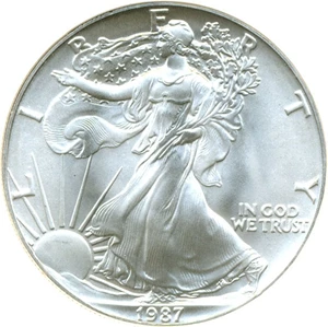 image for: 1987 $1 Silver Eagle NGC MS69