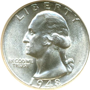 image for: 1948-D 25c NGC MS65