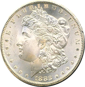 image for: 1883-CC $1 GSA Hoard/NGC MS66