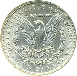image for: Top 100 VAM: 1887-O $1 VAM 3 7/6 NGC AU58