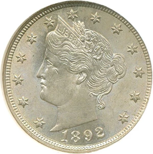 image for: 1892 5c NGC MS63