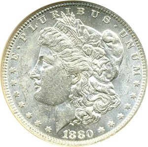 image for: Hot 50 VAM: 1880-O $1 VAM 17 Checkmark NGC AU58