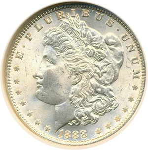 image for: 1888 $1 NGC MS63