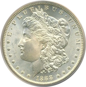image for: 1888-O $1 PCGS MS66