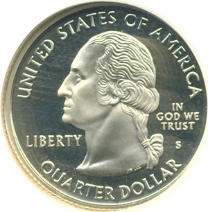 image for: 2007-S 25c Washington NGC Proof 69 UCameo
