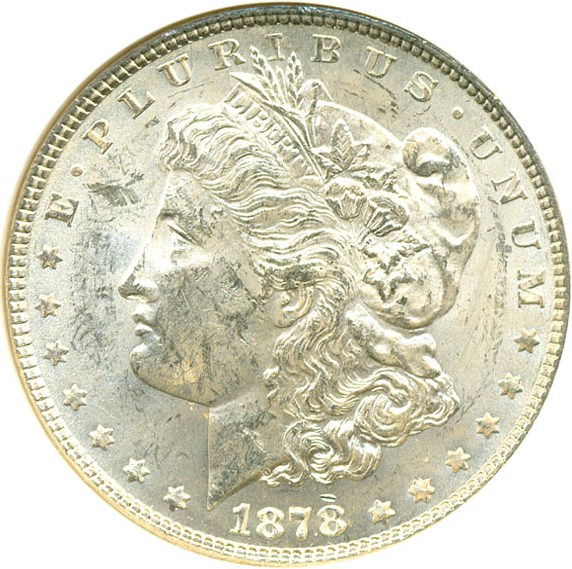 image for: Top 100 VAM: 1878 7TF $1 R78 VAM 141 Tripled Star NGC MS61 