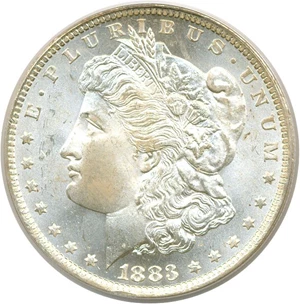 image for: 1883-O $1 PCGS MS65