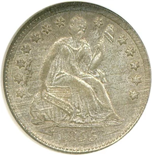 image for: 1855 H10c Arrows NGC MS61