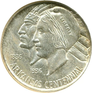 image for: 1936-D 50c Arkansas NGC MS64