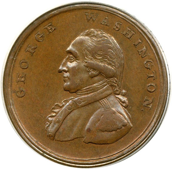 image for: Washington Penny LIBERTY AND SECURITY PCGS/CAC MS64 BN