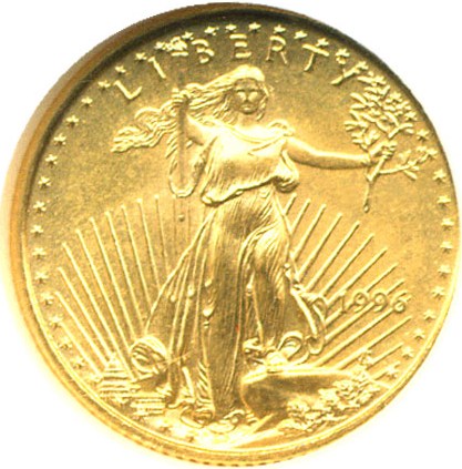 image for: 1996 $5 Gold Eagle NGC MS68 