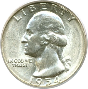 image for: 1954-S 25c PCGS MS66 ex: Omaha Bank Hoard