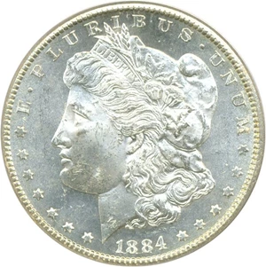 image for: 1884-CC $1 PCGS MS64 PL