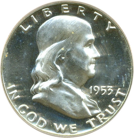 image for: 1953 50c  PCGS Proof 65