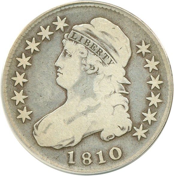 image for: 1810 50c  ANACS VG-8 Details (Cleaned)