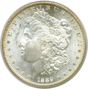 image for: 1889-S $1 PCGS MS64
