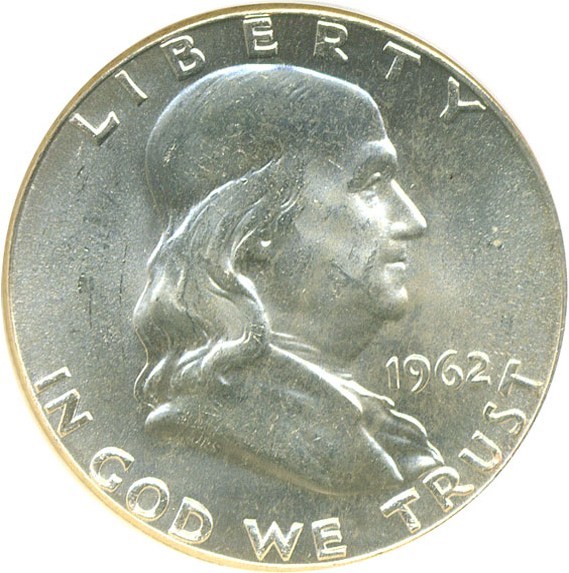 image for: 1962 50c  NGC MS65