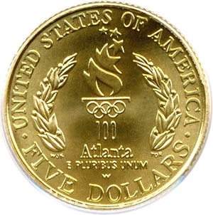 image for: 1996-W $5 Cauldron PCGS MS70