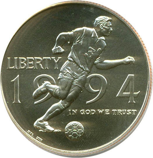 image for: 1994-D 50c World Cup PCGS MS69 