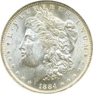 image for: 1884-O $1 NGC MS63