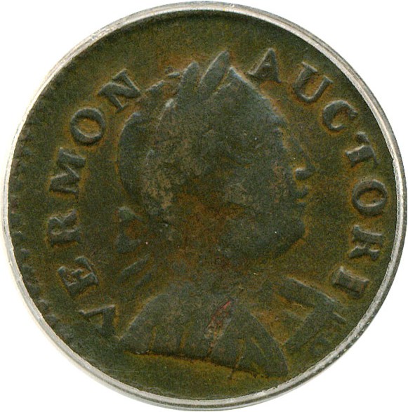 image for: 1788 Vermont Bust Right PCGS F12 BN