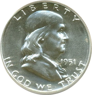image for: 1951 50c PCGS Proof 66