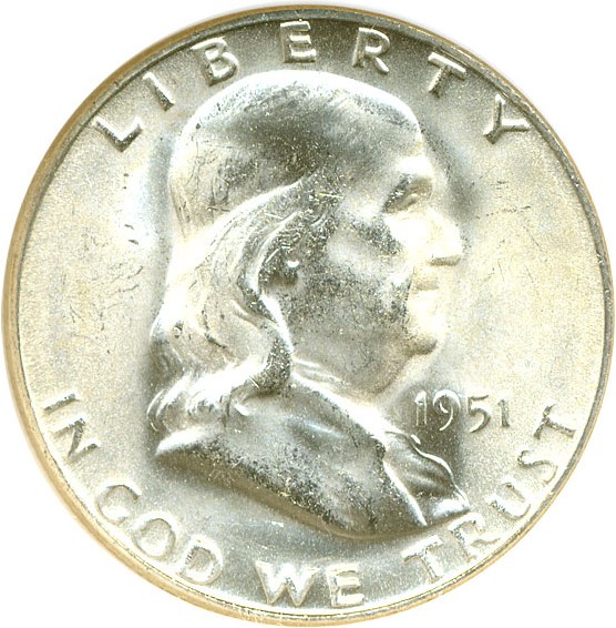 image for: 1951-S 50c  NGC MS65