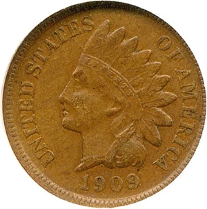 image for: 1909-S 1c Indian NGC XF45 BN