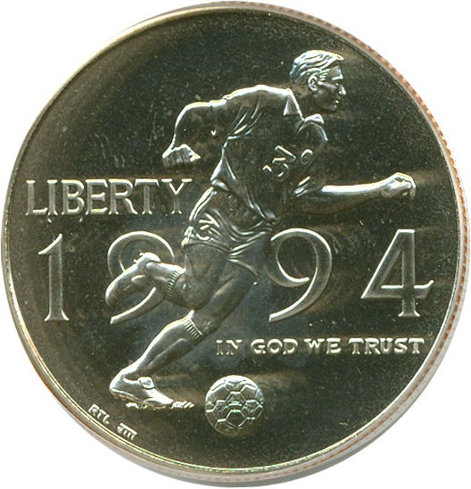 image for: 1994-D 50c World Cup PCGS MS69 
