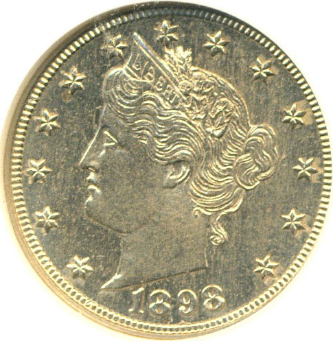 image for: 1898 5c  NGC Proof 63 
