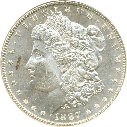 image for: 1887/6 $1  NGC MS63 PL (VAM-2)