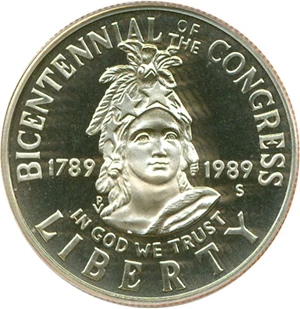 image for: 1989-S 50c Congress PCGS Proof 69 DCameo