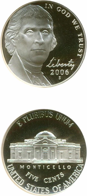 image for: 2006-S 5c Monticello NGC Proof 70 UCameo