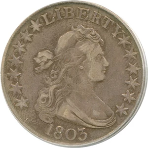 image for: 1803 50c Large 3 PCGS XF40