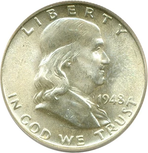 image for: 1948 50c PCGS MS65 FBL