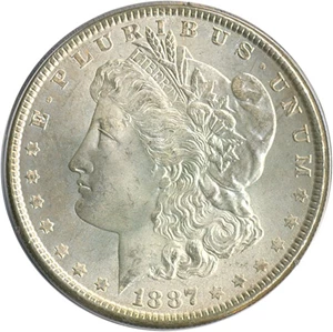 image for: 1887 $1 PCGS MS65