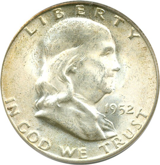 image for: 1952-S 50c  PCGS MS64 FBL