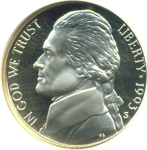 image for: 1993-S 5c  NGC Proof 69 UCameo