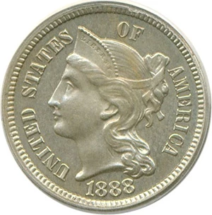 image for: 1888 3cN PCGS Proof 63