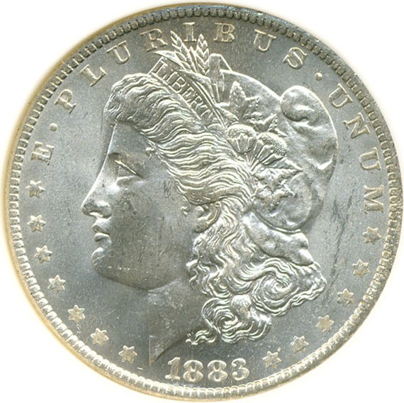 image for: Top 100 VAM: 1883-O $1 VAM 4  O/O NGC MS63