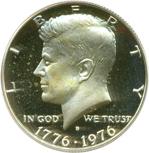 image for: 1976-S 50c Silver PCGS Proof 69 DCameo