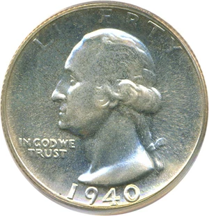 image for: 1940 25c PCGS Proof 65