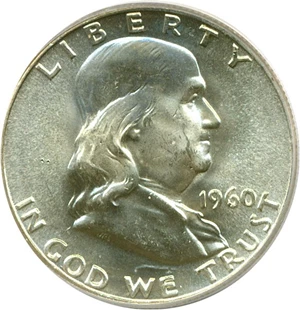 image for: 1960 50c PCGS MS65 FBL