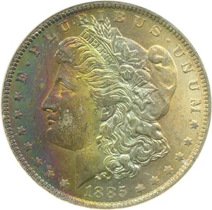 image for: 1885-O $1 ANACS MS65 *Color*